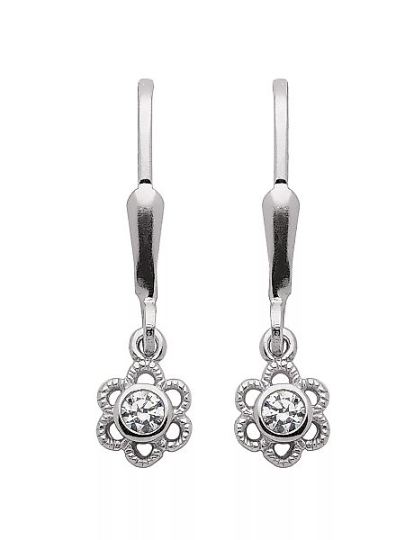 Adelia´s Paar Ohrhänger "925 Silber Ohrringe Ohrhänger Blüte Ø 5,8 mm", mit günstig online kaufen