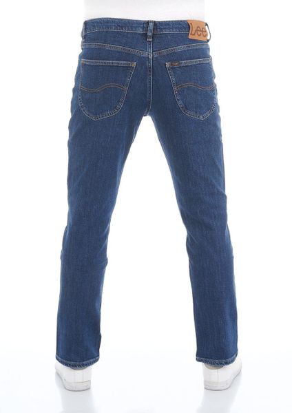 Lee Herren Jeans Brooklyn Straight - Regular Fit - Blau - Dark Stonewash günstig online kaufen