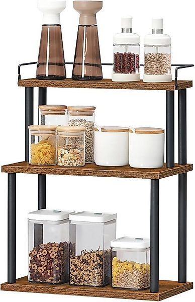 Hoobro Gewürzregal Küchenregal, Aufbewahrungsregal mit 3 Ebenen, Schreibtis günstig online kaufen