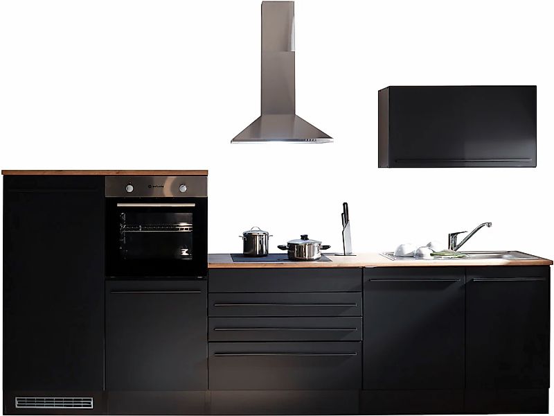 BASIC by Balculina Küchenzeile "Jazz" Breite 320 cm, wahlweise mit E-Geräte günstig online kaufen