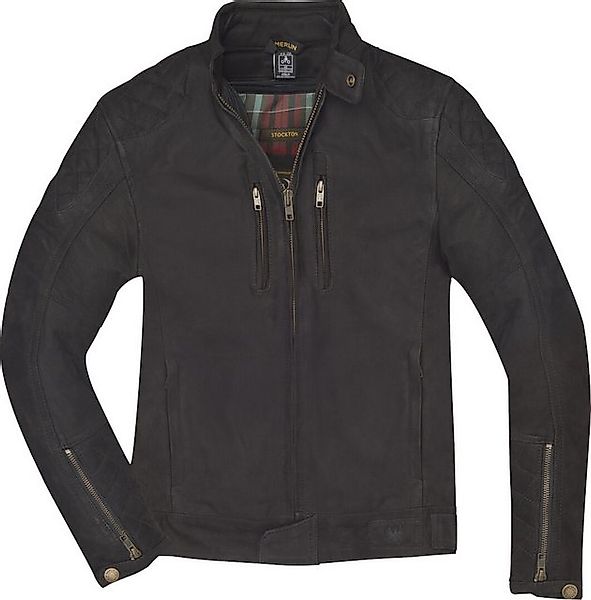 Merlin Motorradjacke Stockton Motorrad Lederjacke herausnehmbares Innenfutt günstig online kaufen