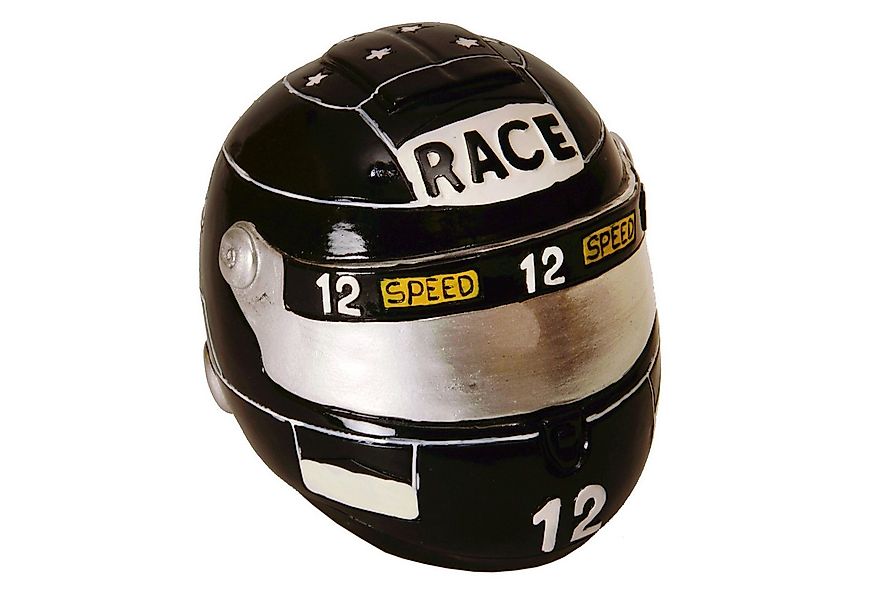 G. Wurm Spardose Motorradhelm Spardose in schwarz günstig online kaufen