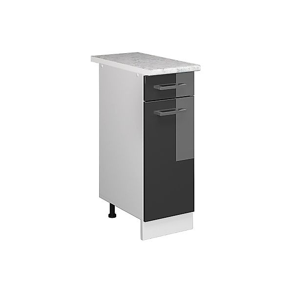 Vicco Unterschrank R-Line, Anthrazit Hochglanz/Weiß, 30 günstig online kaufen