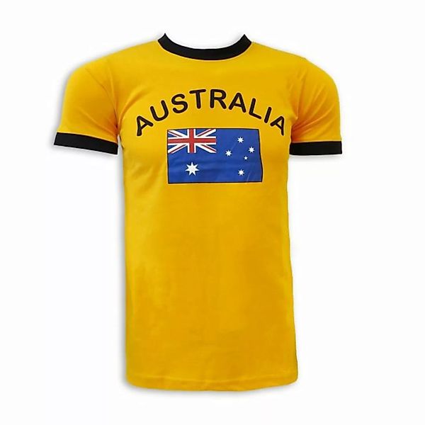 Sonia Originelli T-Shirt Fan-Shirt "Australia" Unisex Fußball WM EM Herren günstig online kaufen