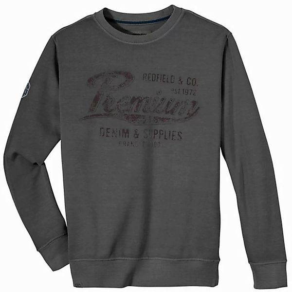 redfield Sweater Redfield Sweatshirt Übergröße schwarz Print Premium günstig online kaufen