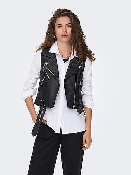 ONLY Lederimitatweste ONLVERA FAUX LEATHER WAISTCOAT günstig online kaufen