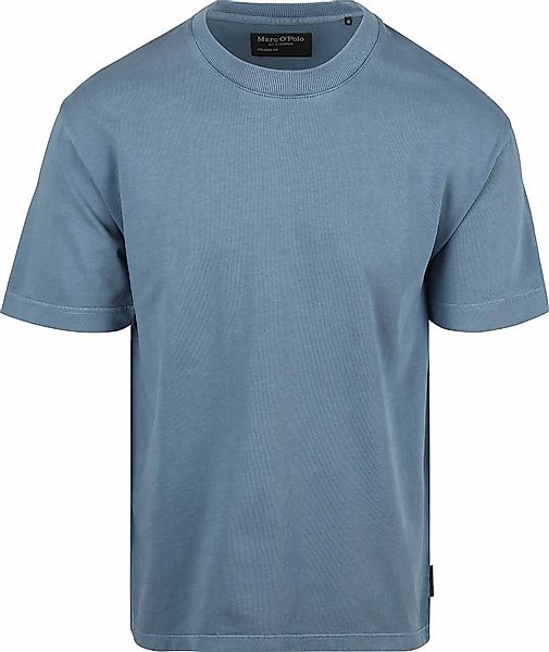 Marc O'Polo Heavy T-Shirt Blau - Größe L günstig online kaufen