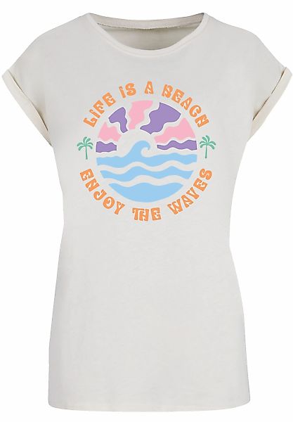 F4NT4STIC T-Shirt "Life Is A Beach Enjoy The Waves", Premium Qualität günstig online kaufen