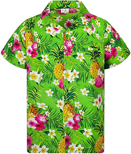 King Kameha Hawaiihemd Pineapple Flowers Funky günstig online kaufen