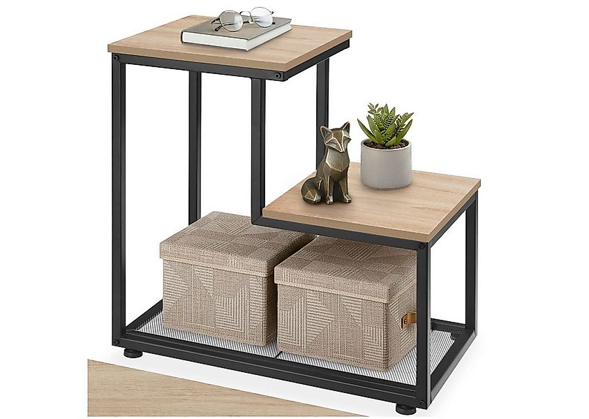 tectake Beistelltisch Halifax (1-St., 1 tlg), Repräsentativer Beistelltisch günstig online kaufen