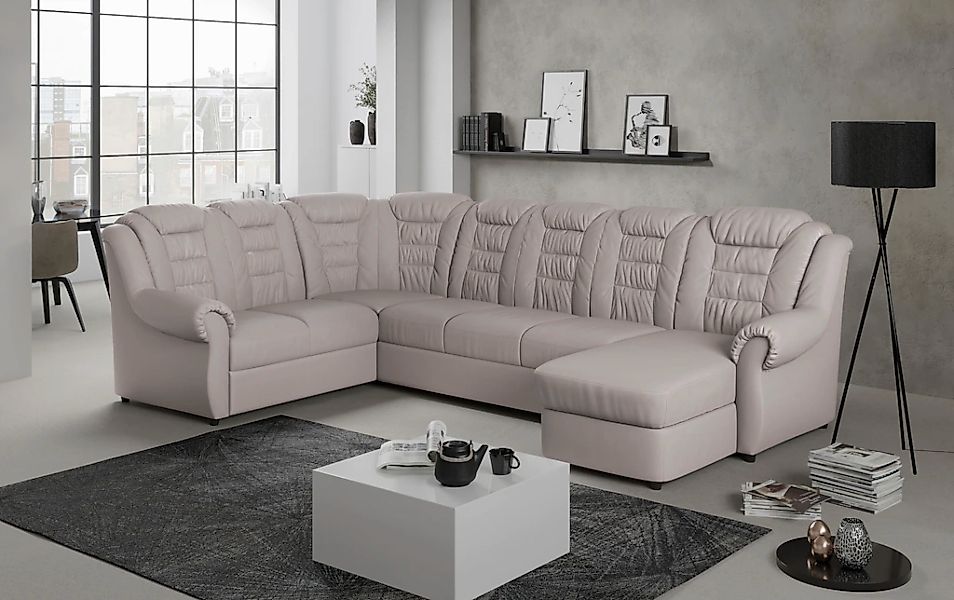 Home affaire "Boston U-Form" mit hoher Rückenlehne, wahlweise mit Bettfunkt günstig online kaufen