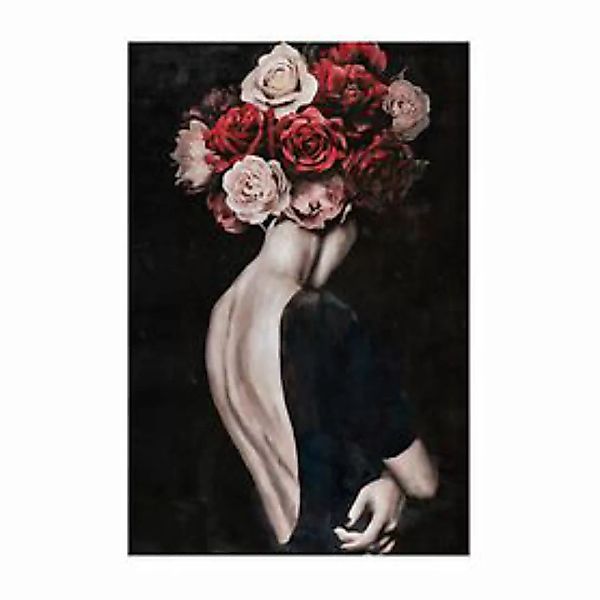 Bild 'Schönheit mit Blumen' dunkel günstig online kaufen