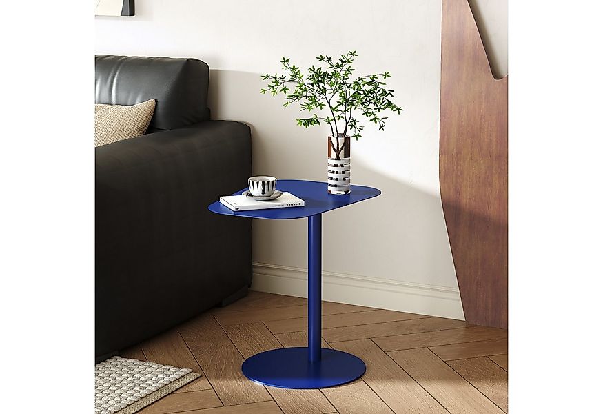 en.casa Beistelltisch, »Nastätten« Balkontisch aus Metall 50 x 50 x 38 cm D günstig online kaufen