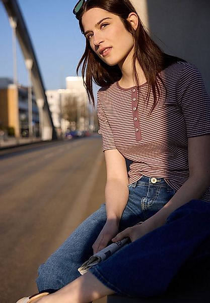 STREET ONE STUDIO T-Shirt Rundhalsausschnitt günstig online kaufen