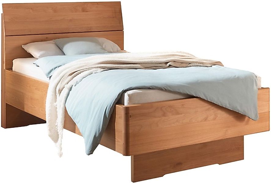 WIEMANN Holzbett »Cardiff, Bettgestell, Bettrahmen, teilmassiv Erle« Belast günstig online kaufen