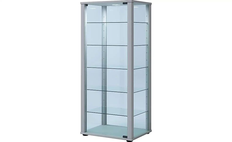 Vitrine  Kavisa ¦ silber ¦ Maße (cm): B: 50 H: 114,5 T: 38.0 Schränke > Vit günstig online kaufen