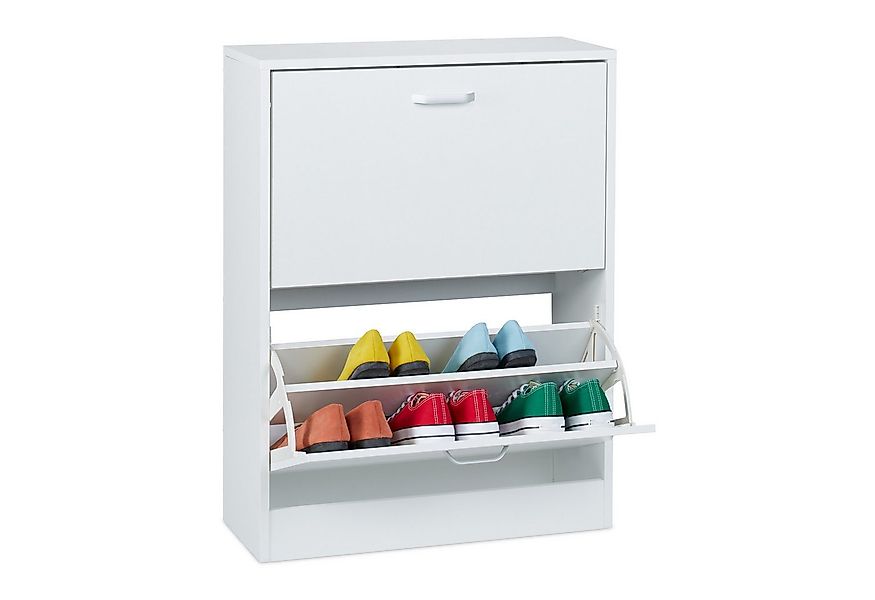 relaxdays Schuhkipper Schuhschrank Kipper, 2 günstig online kaufen