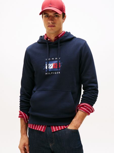 Tommy Hilfiger Kapuzensweatshirt LINEAR FLAG GRAPHIC günstig online kaufen