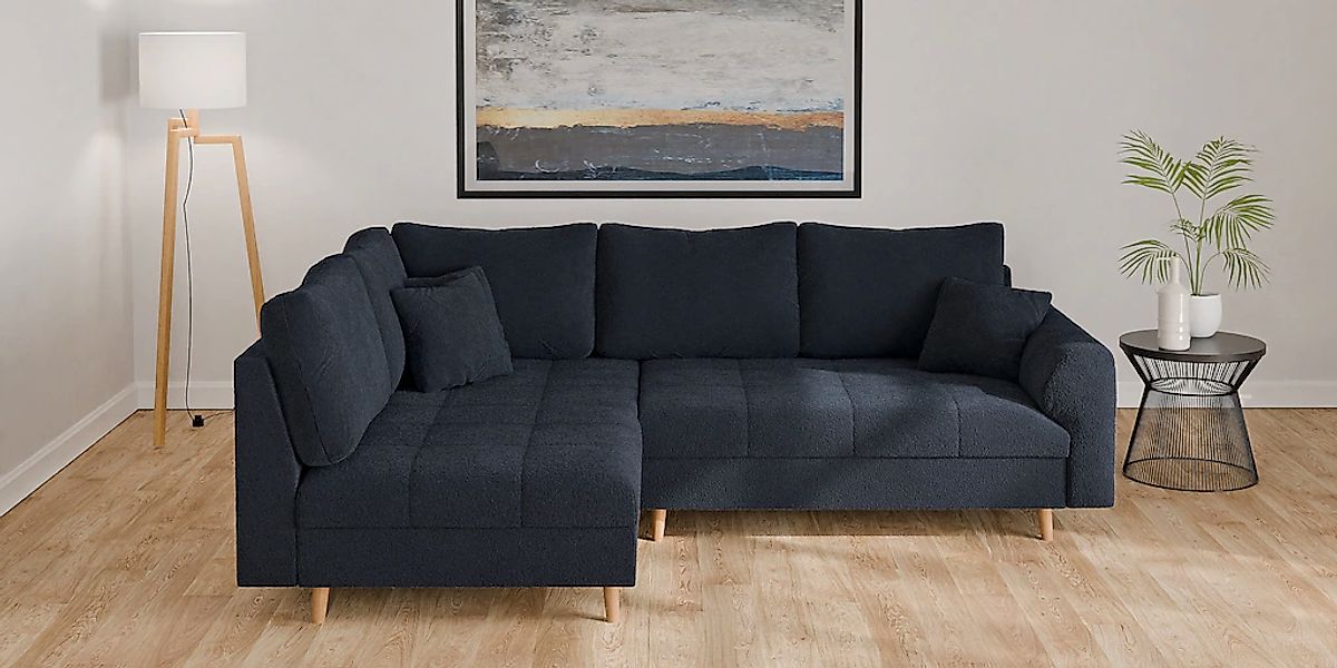 Home affaire Ecksofa "CHARRE L-Form mit Ottomane, Maße B/T/H: 231/161/81 cm günstig online kaufen