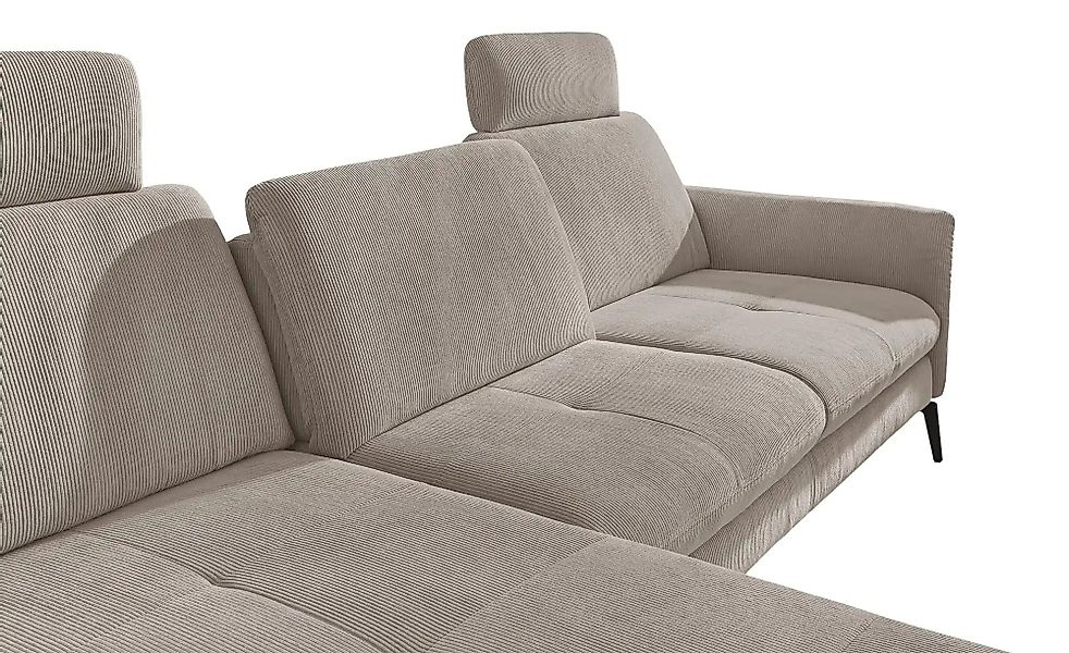 meinSofa Ecksofa Cord DANTE ¦ grau Polstermöbel > Sofas > 3-Sitzer - Höffne günstig online kaufen