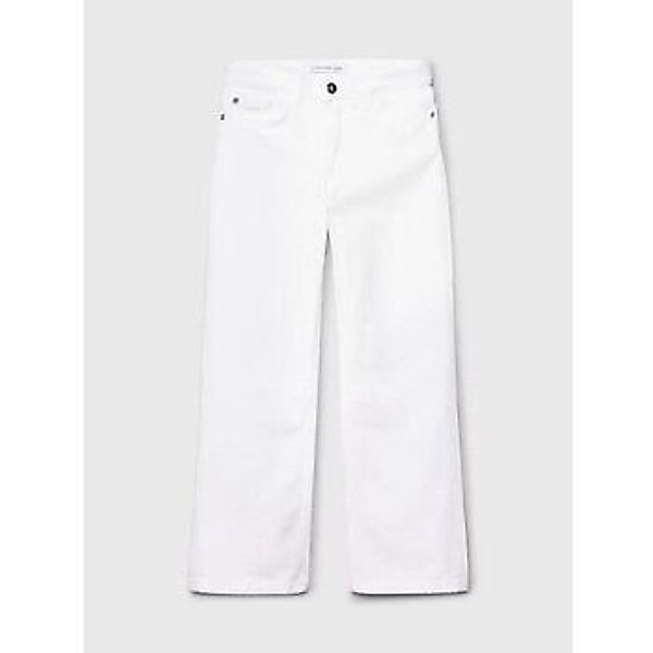 Calvin Klein Jeans  Fließende Hosen IG0IG02380 MR STRAIGHT-1CD WHITE DENIM günstig online kaufen