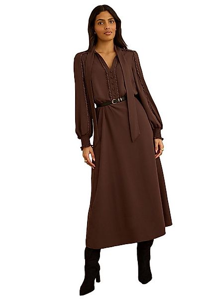 Love & Roses Midikleid Love & Roses Midikleid mit Schluppe, Regular (2-tlg) günstig online kaufen