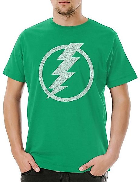 Urban Backwoods Print-Shirt Urban Backwoods Green Storm Logo Herren T-Shirt günstig online kaufen