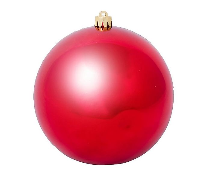 B&S Weihnachtsbaumkugel Weihnachtskugel Kunststoff Ø 20 cm rot für Innen & günstig online kaufen