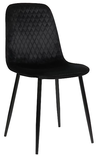 Stuhl Giverny-schwarz-Samt günstig online kaufen