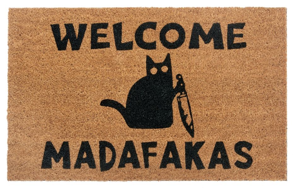 HANSE Home Fußmatte "Mix Mats Kokos Welcome Madafakas, Türmatte" rechteckig günstig online kaufen