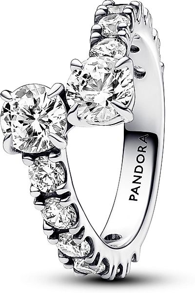 Pandora Fingerring Pandora Glitzernder Überlappender Band-Ring günstig online kaufen
