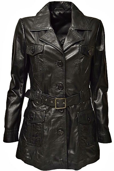 Zimmert Leather Ledermantel Sabina mit Ledergürtel, günstig online kaufen