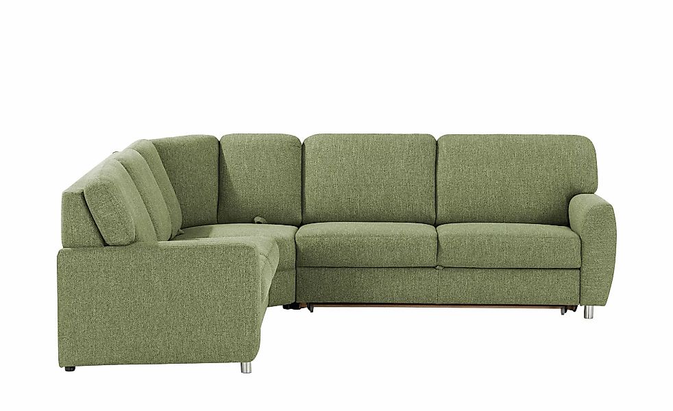 smart Ecksofa  Valencia ¦ grün ¦ Maße (cm): B: 240 H: 90 T: 270.0 Polstermö günstig online kaufen