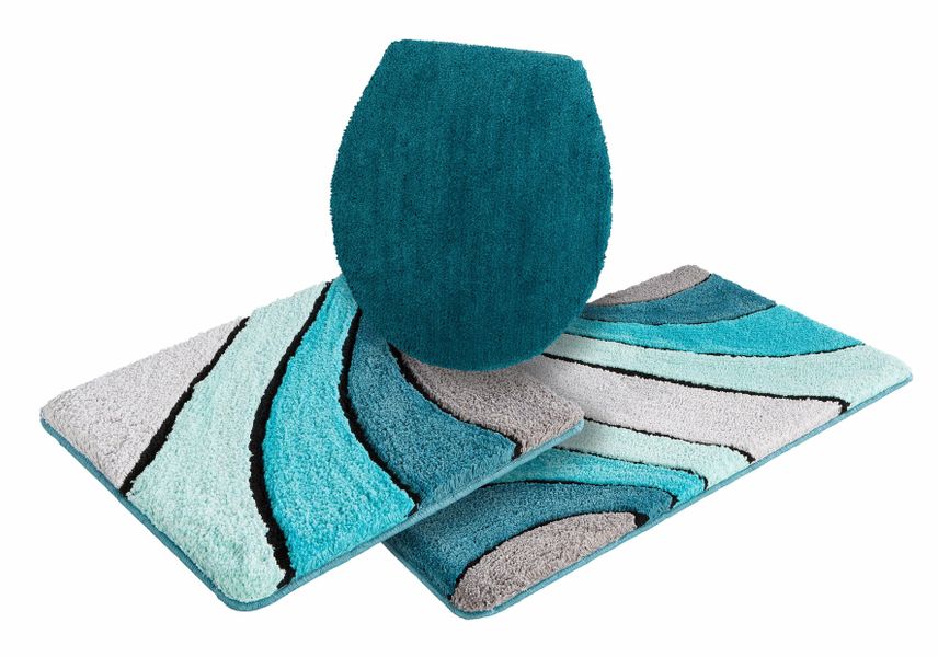 my home Badematte "Josie, Badvorleger, Badezimmer Teppich" Höhe 20 mm rutsc günstig online kaufen