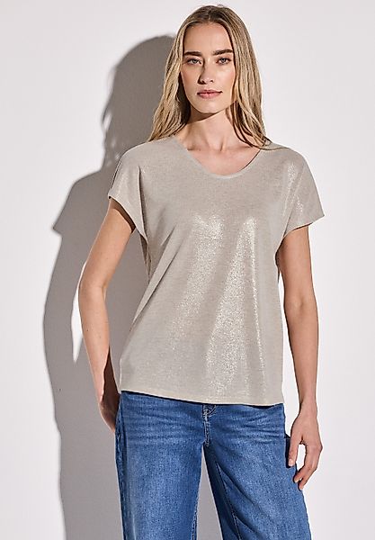 STREET ONE T-Shirt mit Seitlichen Einschlitzen günstig online kaufen