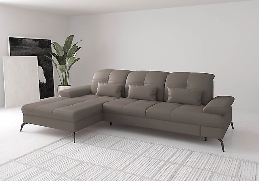 sit&more Ecksofa »Amica, L-Form, inkl. Sitztiefenverstellung & Armteilverst günstig online kaufen