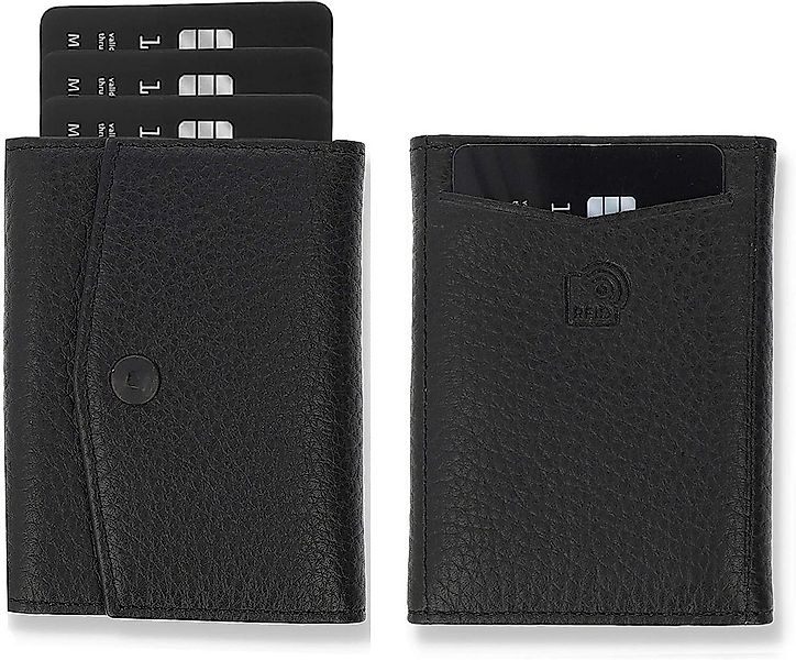 Solo Pelle Geldbörse Slim Wallet mit Münzfach I Geldbeutel mit RFID Schutz günstig online kaufen