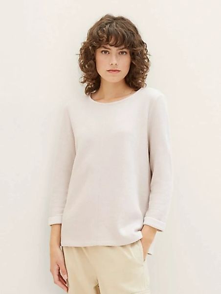 TOM TAILOR Sweatshirt Sweatshirt mit 3/4-Arm günstig online kaufen