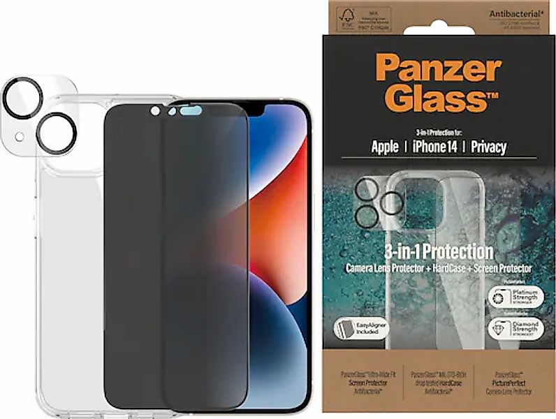 PanzerGlass Displayschutzglas »Set: Privacy Glass+Case - iPhone 14 6,1« günstig online kaufen