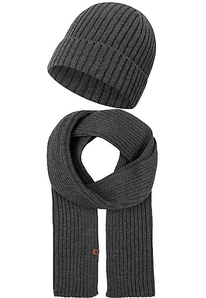 Indicode Strickmütze Geyser Set aus Mütze günstig online kaufen