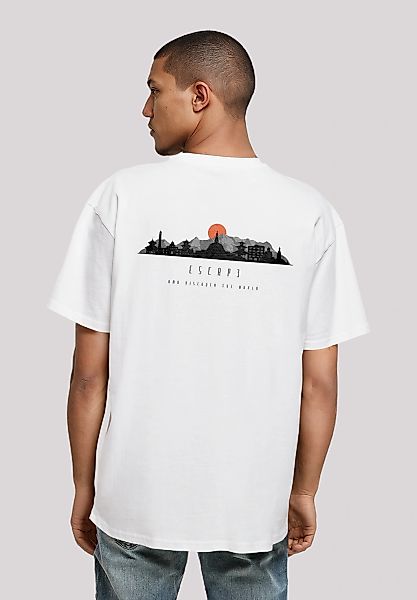 F4NT4STIC T-Shirt "Oversize Escape Discover the World Asian Town", Premium günstig online kaufen