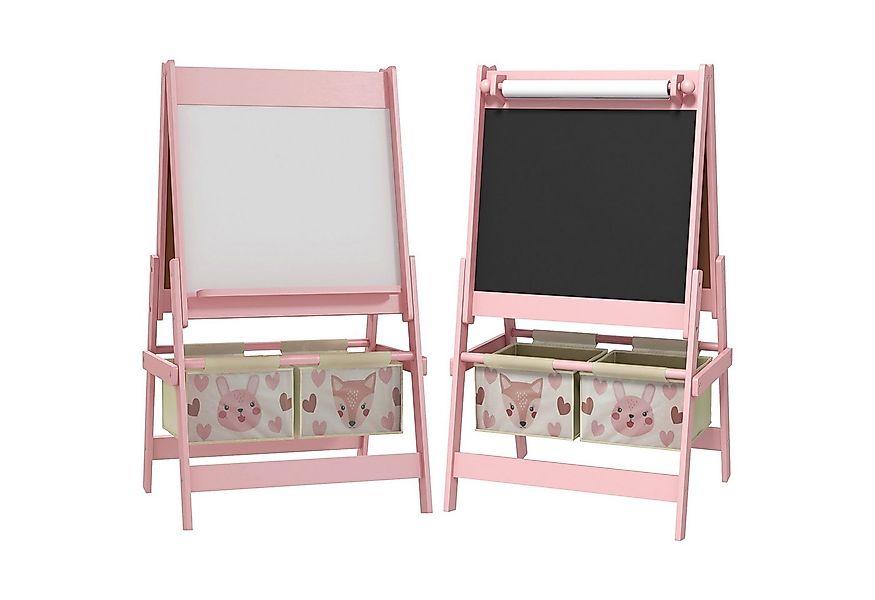 Novzep Kinderstaffelei 3-in-1 Kinder Staffelei mit Papierrolle, Kreidetafel günstig online kaufen