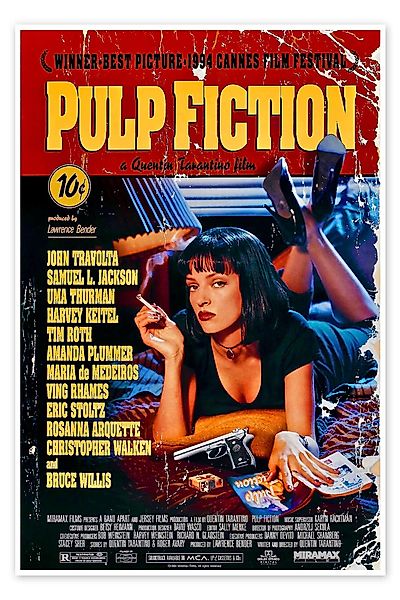 Posterlounge Poster Vintage Entertainment Collection, Pulp günstig online kaufen