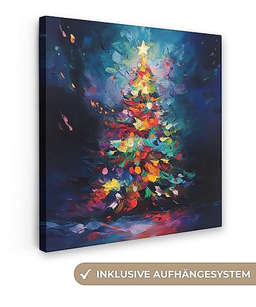 OneMillionCanvasses® Leinwandbild Weihnachtsbaum - Weihnachten - Abstrakt - günstig online kaufen