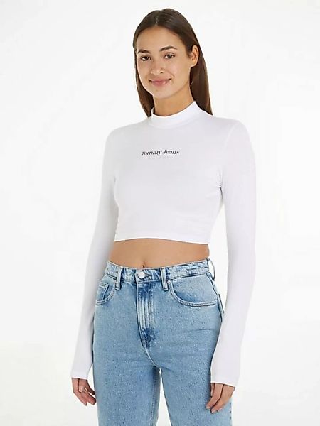 Tommy Jeans Stehkragenshirt TJW SLIM SP CRP ESS LOGO 1+ MOCK mit Logoschrif günstig online kaufen