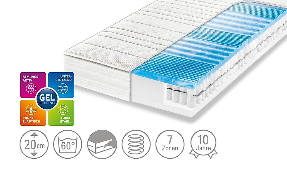 Dreamer eXpress 7-Zonen-Gelart-Tonnentaschenfederkernmatratze  Flexo 3 ¦ we günstig online kaufen
