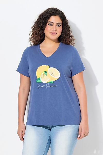 Ulla Popken T-Shirt T-Shirt Limonen A-Linie günstig online kaufen