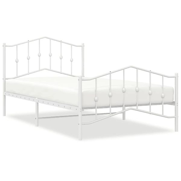 vidaXL Bett Bettgestell mit Kopf- und günstig online kaufen