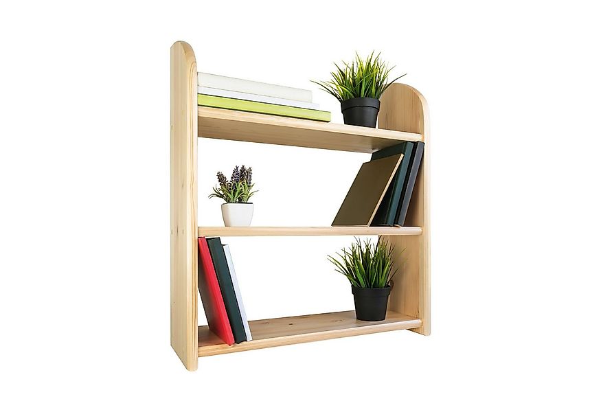Prima-Online Wandregal Wandregal Hängeregal Bücherregal 3 Etage Kiefer Rega günstig online kaufen
