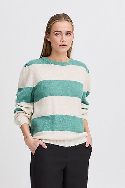 Ichi Strickpullover IHDUSTY LS STRIPE Modischer Strickpullover günstig online kaufen